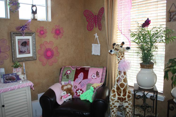 Abby's corner, all in pink